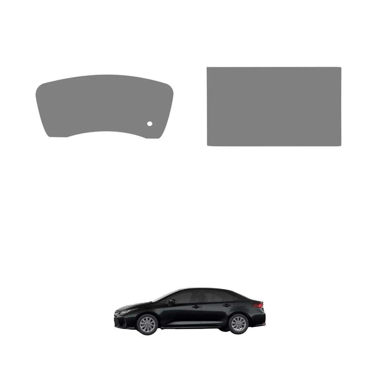 Película PPF Velocímetro e Multimídia Corolla GLi 2025 – Garantia de 5 Anos