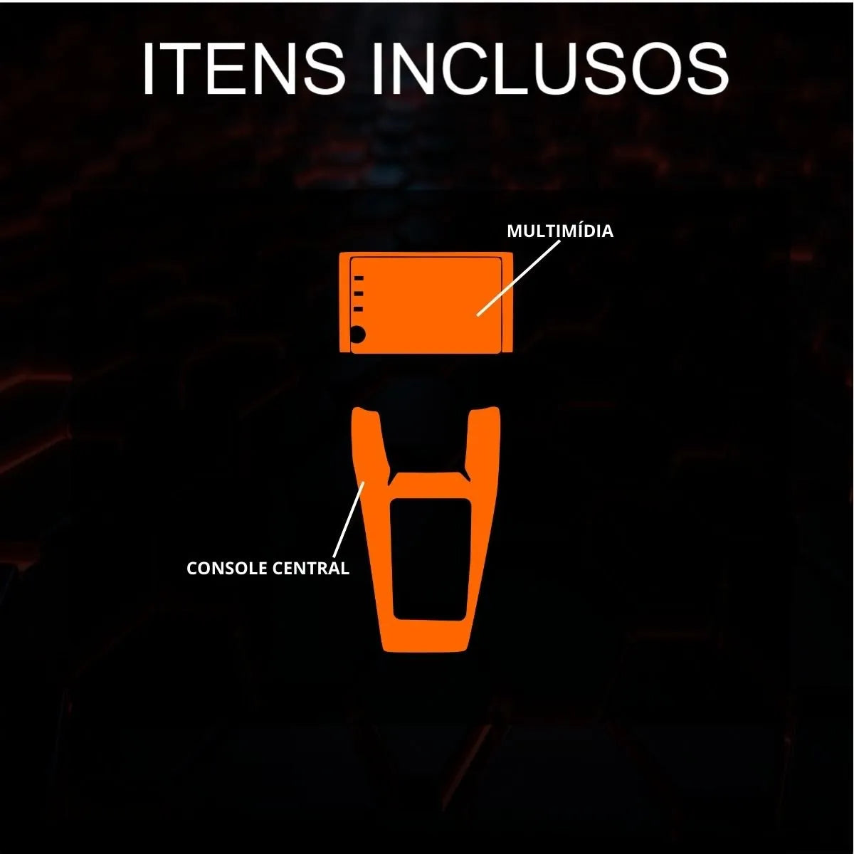 Película PPF Console Central e Multimídia Honda HR-V 2026 – Garantia de 5 Anos