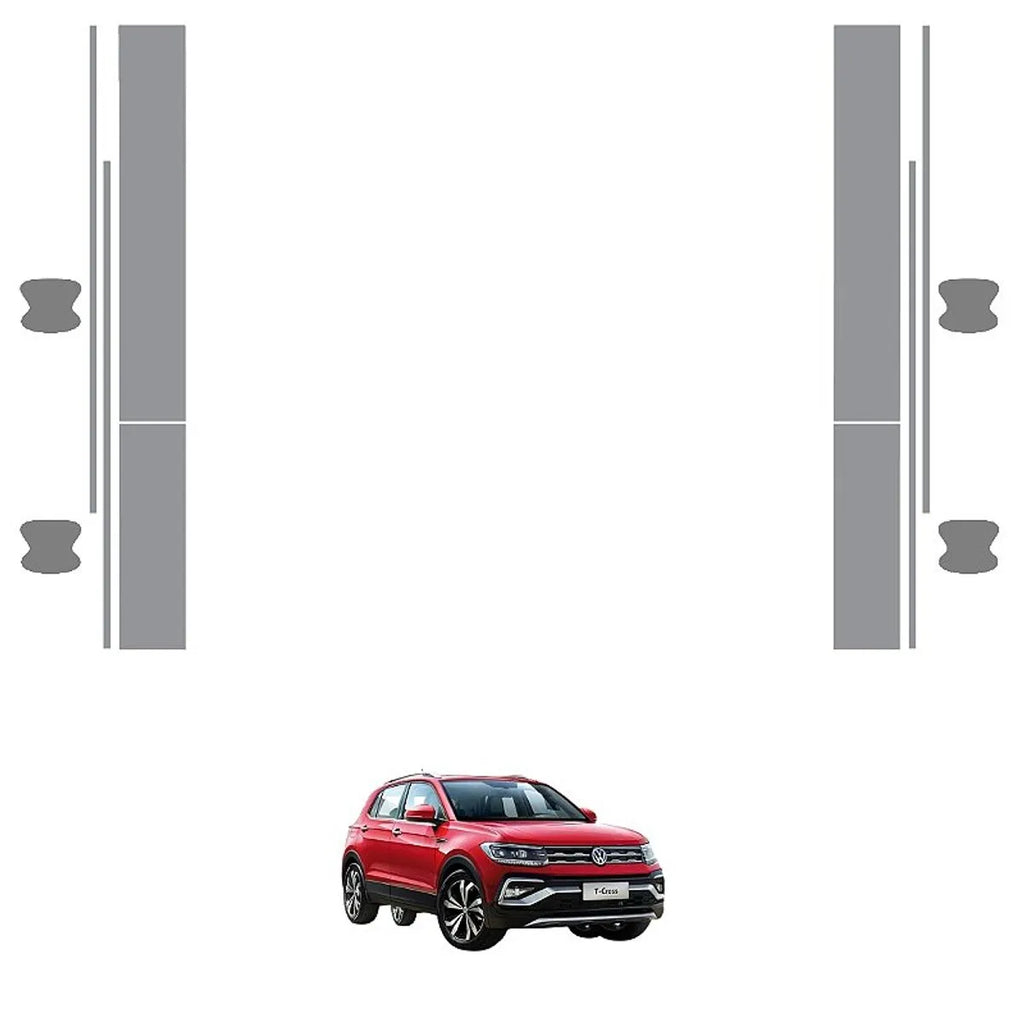 Película PPF Cantos, Conchas e Soleiras T-Cross 200 TSI 2025