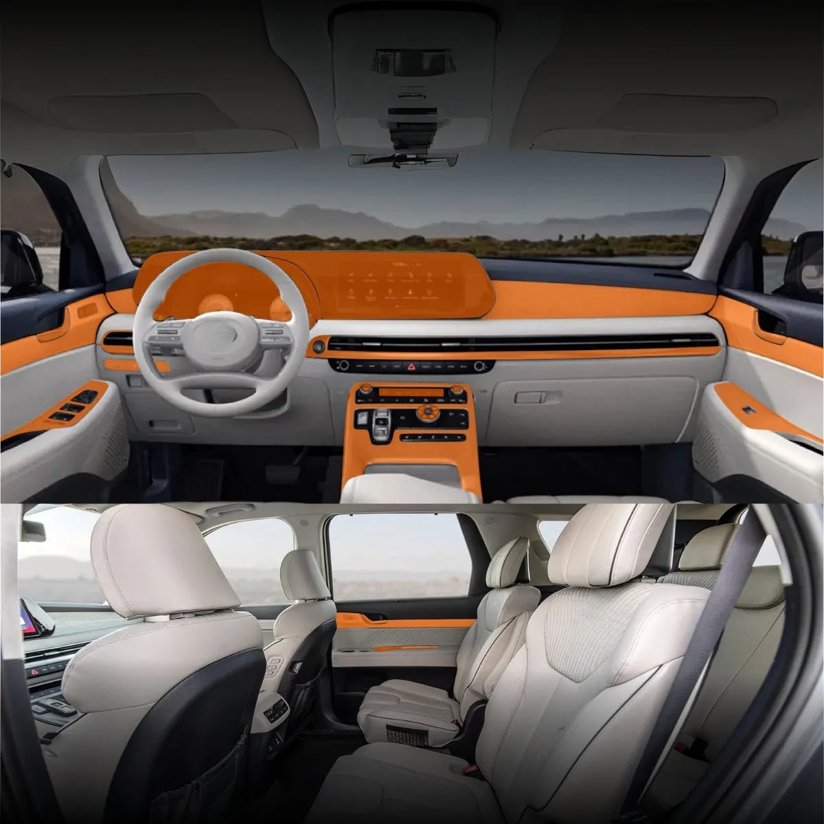 Película PPF Interior Completo Hyundai Palisade 2025 – Garantia de 5 Anos