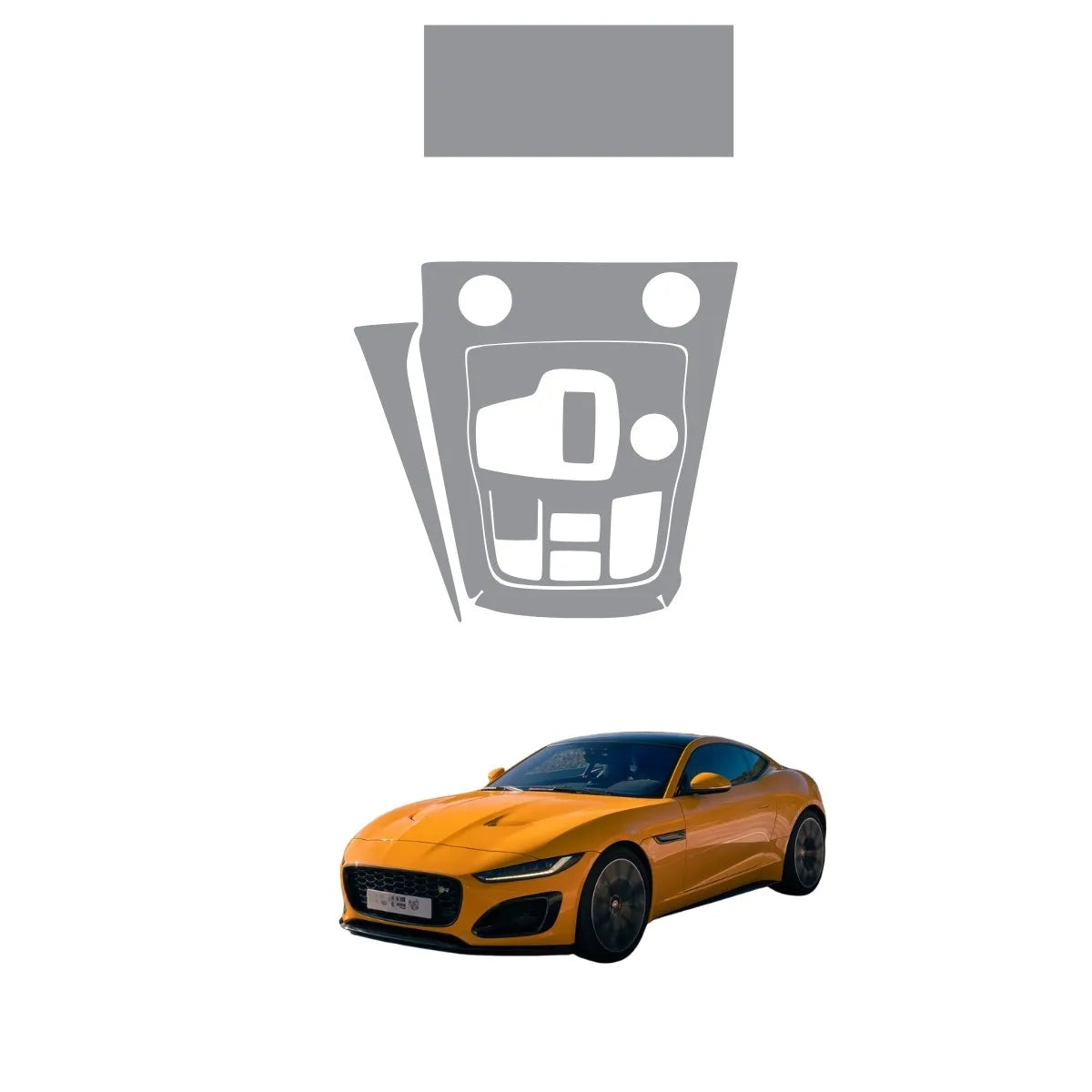PPF Console Central Multimídia Jaguar F Type Coupé 20 24