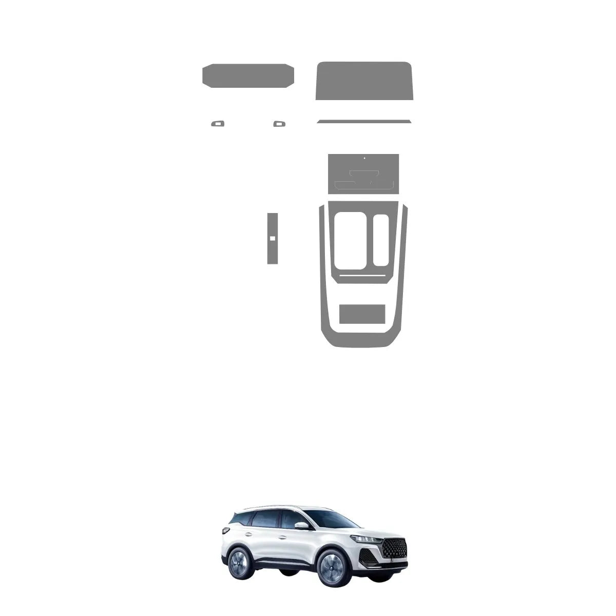 Película PPF Interior Completo Tiggo 7 Pro 2026 – Garantia de 5 Anos