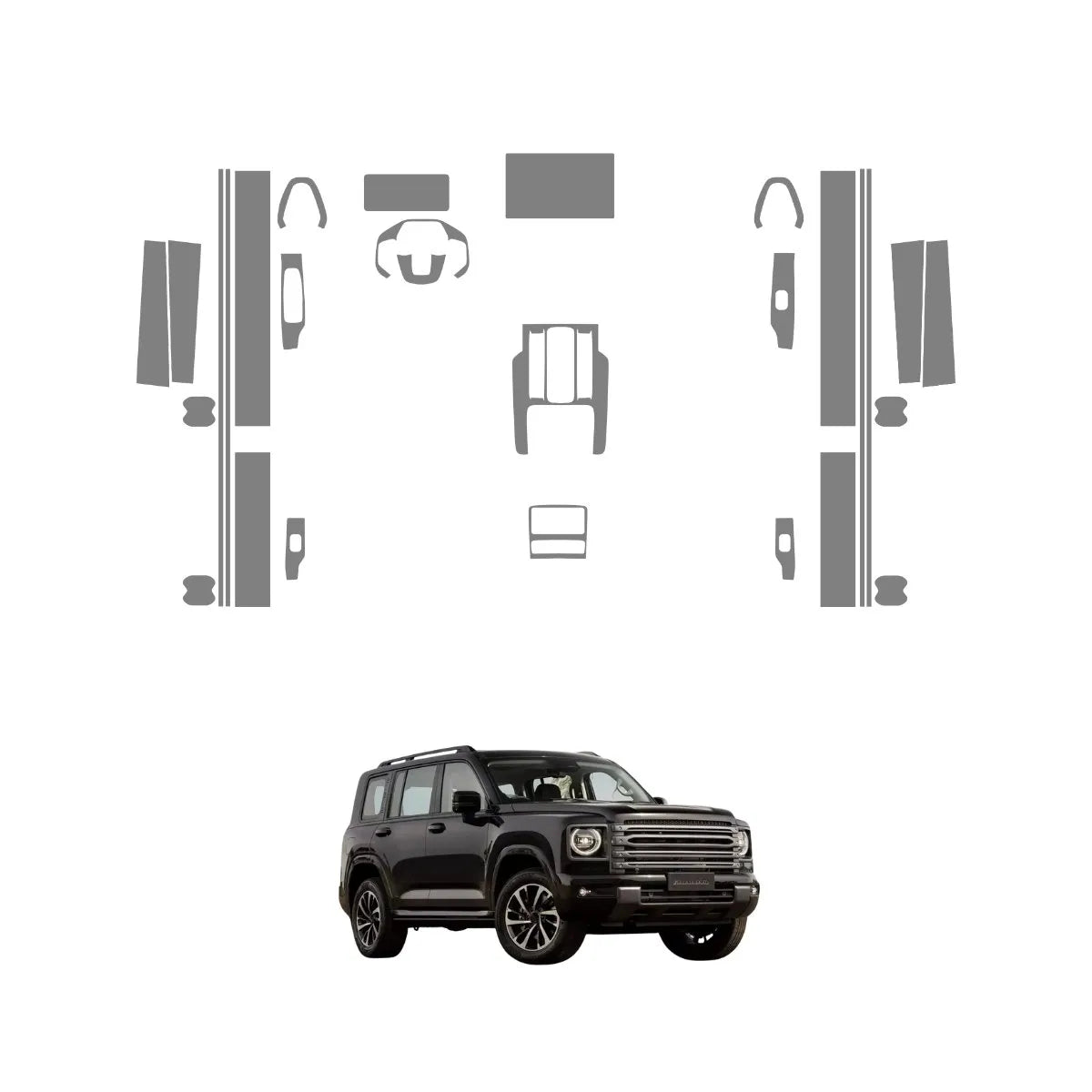 Película PPF Interior e Exterior Haval H9 2026 – Garantia de 5 Anos