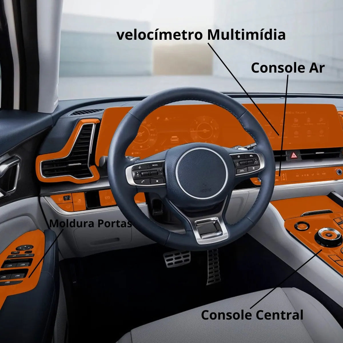 Película PPF Interior Exterior Kia Sportage 24 25