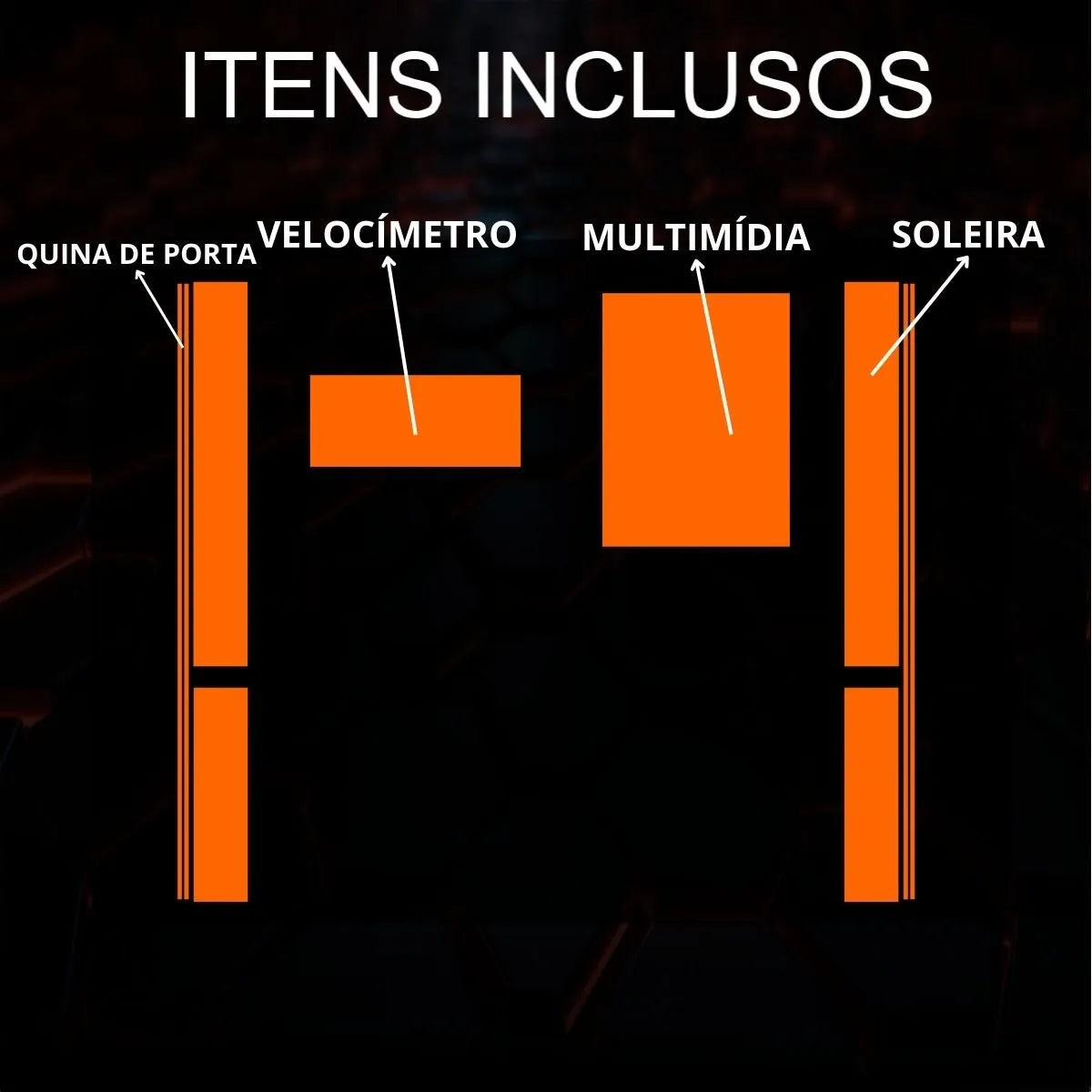 Película PPF Interior e Exterior Jaecoo 7 Luxury 2025/2026 – Quina de Porta, Velocímetro, Multimídia e Soleiras | Garantia de 5 Anos