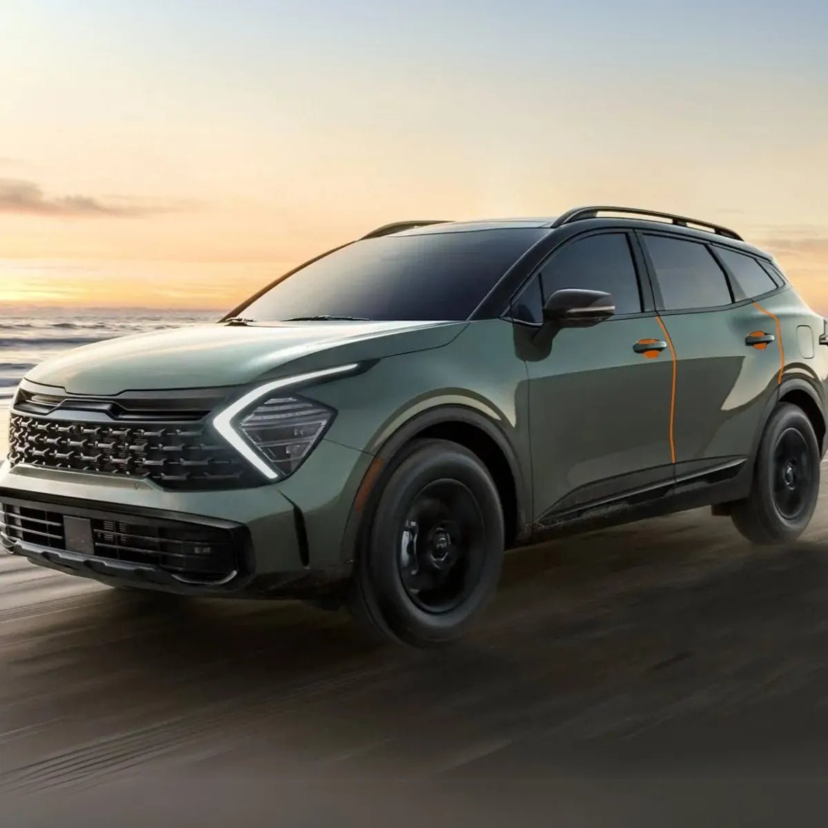 Película PPF Kit Proteção Portas Kia Sportage 24 25