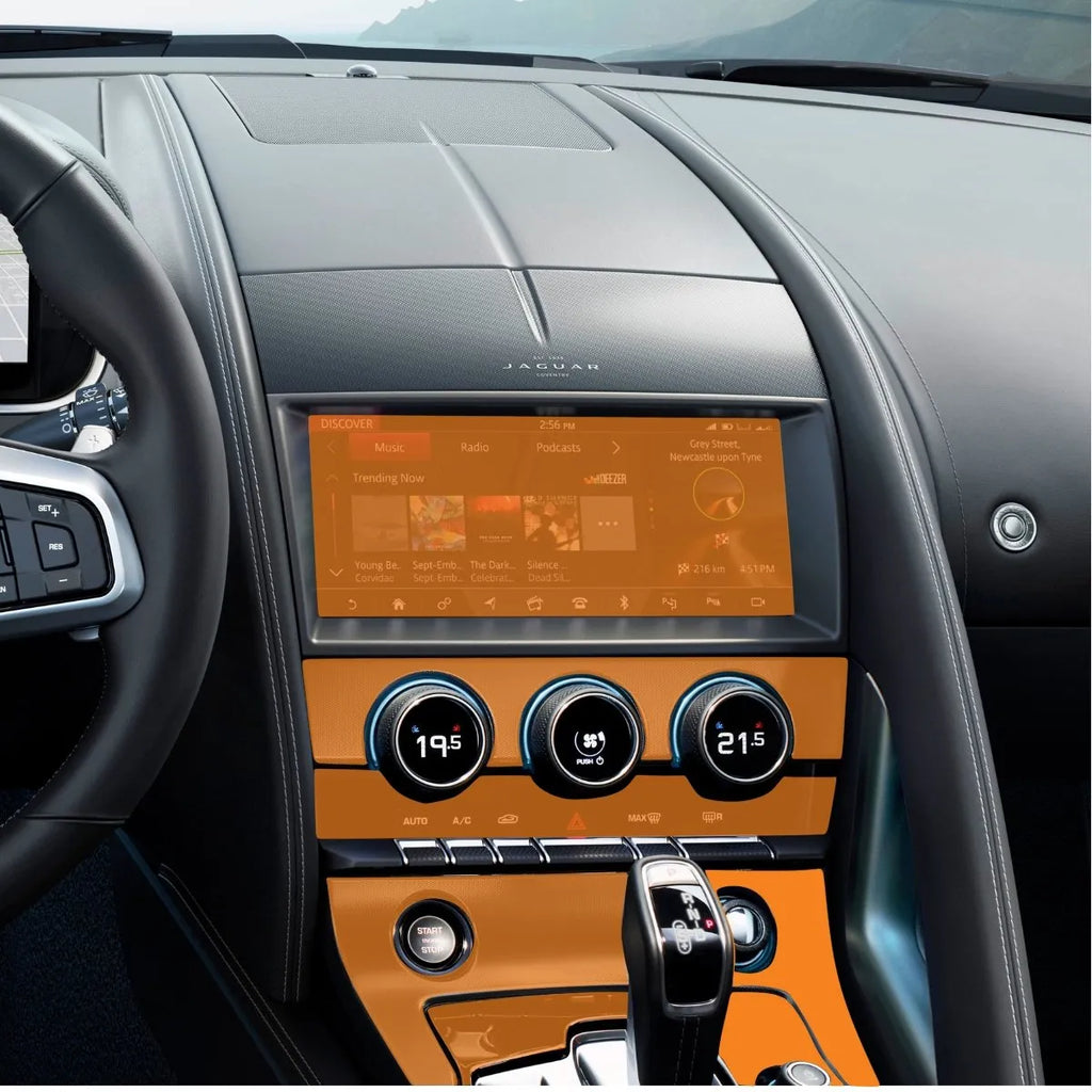 PPF Console Central Ar Multimídia Jaguar F Type Coupé 20 24