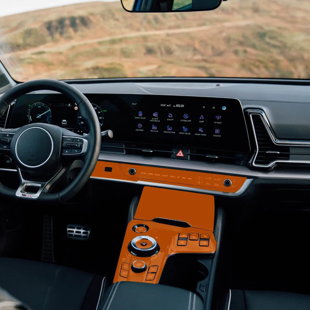 Película PPF Console Central Console Ar Kia Sportage 24 25