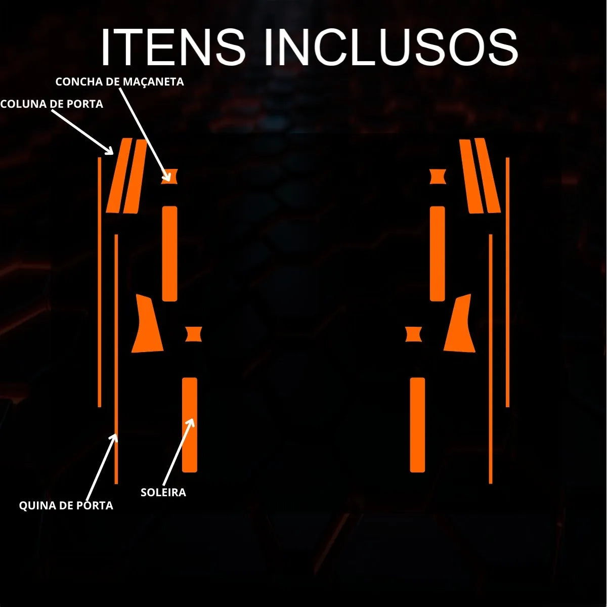 Película PPF Proteção de Portas BYD Song Premium 26