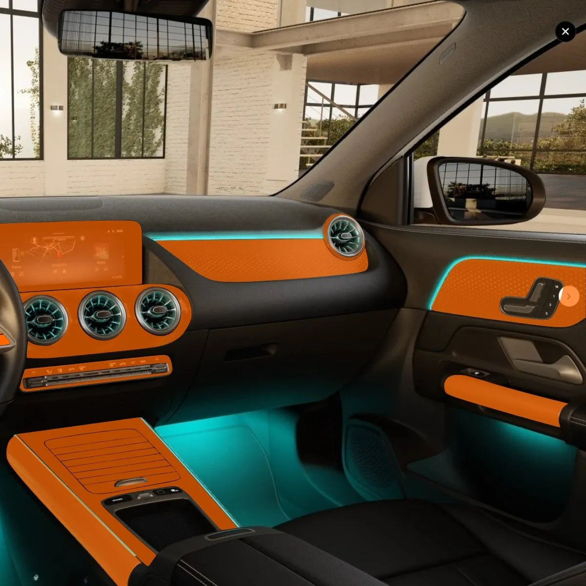 Película PPF Interior Completo GLA 200 Progressive 2024 a 2025 – Garantia de 5 Anos