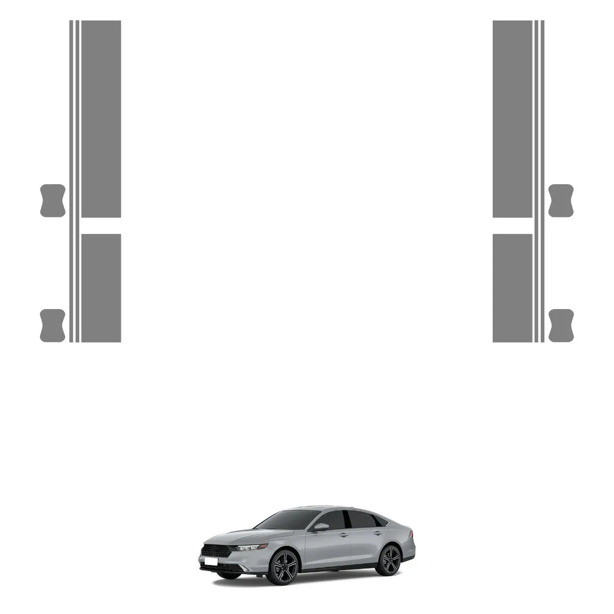 Película PPF Proteção Portas Accord Advanced eHEV 24 25