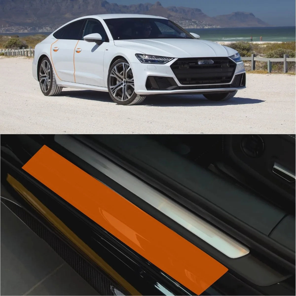 Película PPF Interior e Exterior Audi A7 Performance Black 2020 a 2024 – Garantia de 5 Anos