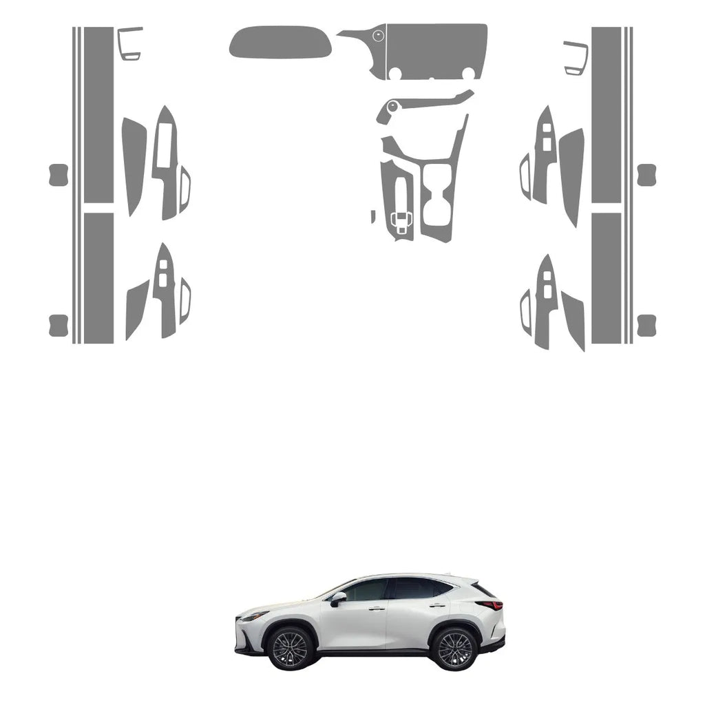 Película PPF Interior e Exterior Lexus NX 350h Luxury 2023 a 2025