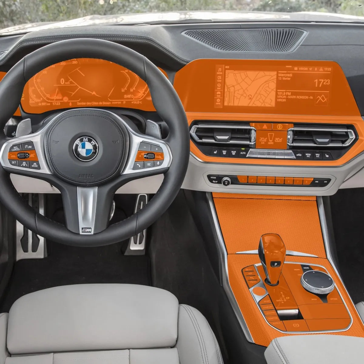 Película PPF Interior Completo BMW 320i GP 2022 – Garantia de 5 Anos
