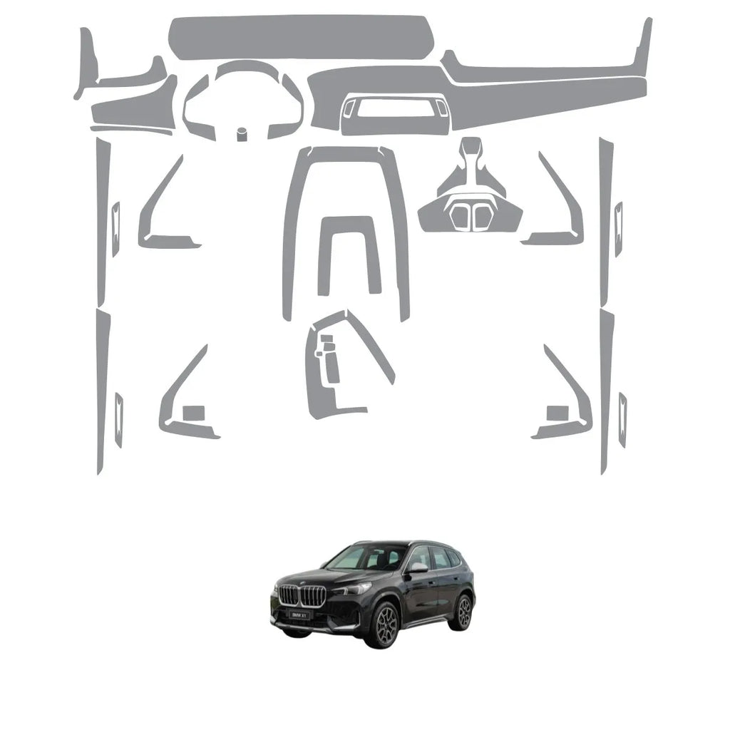 Película PPF Interior Completo Multimídia Fosca BMW X1 23 25
