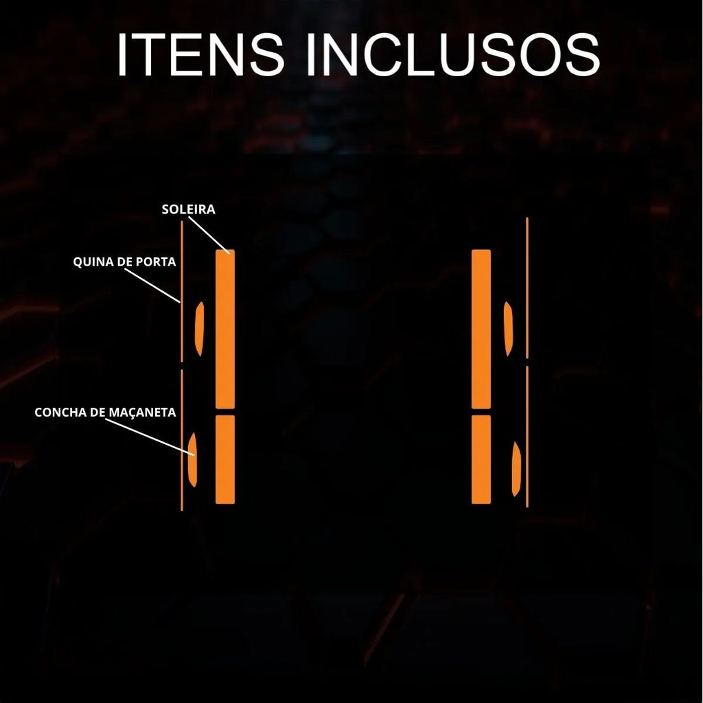 Película PPF Proteção de Portas BYD Dolphin 2026 – Garantia de 5 Anos