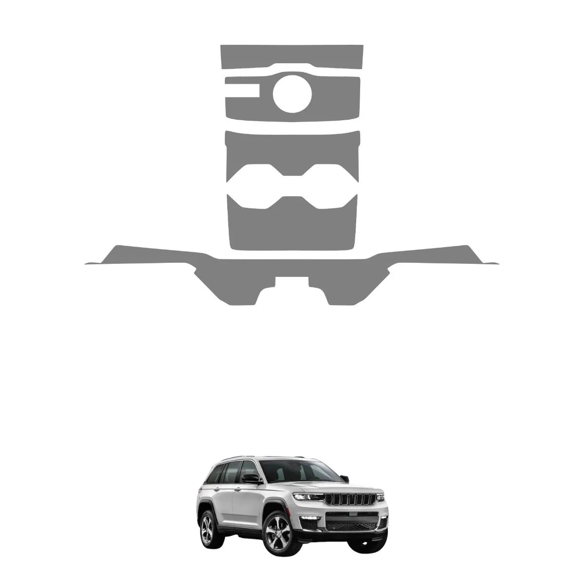 Película PPF Console Central Cherokee 25