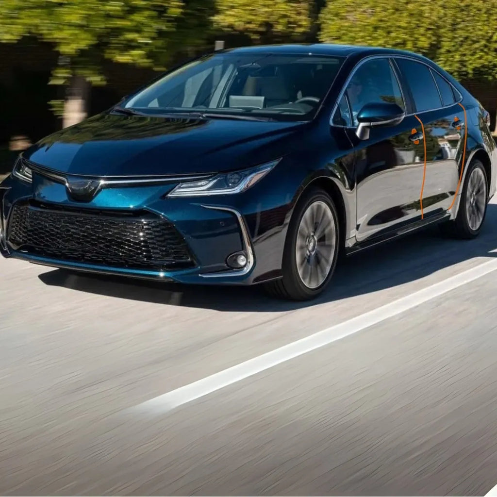 Película PPF Interior Corolla Altis 2026 – Multimídia, Console do Ar, Moldura da Porta, Console Central e Velocímetro | Garantia de 5 Anos