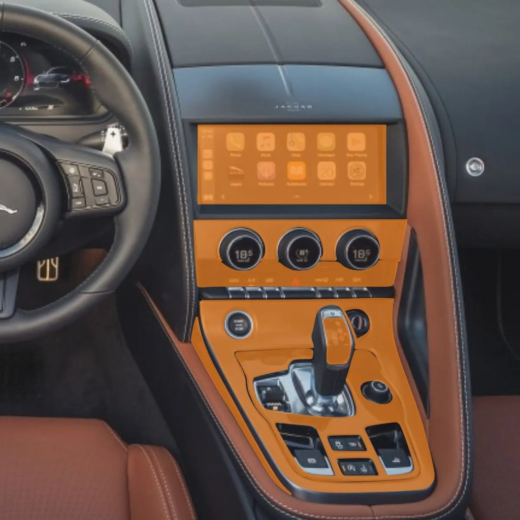PPF Console Central Ar Multimídia Jaguar F Type Coupé 20 24