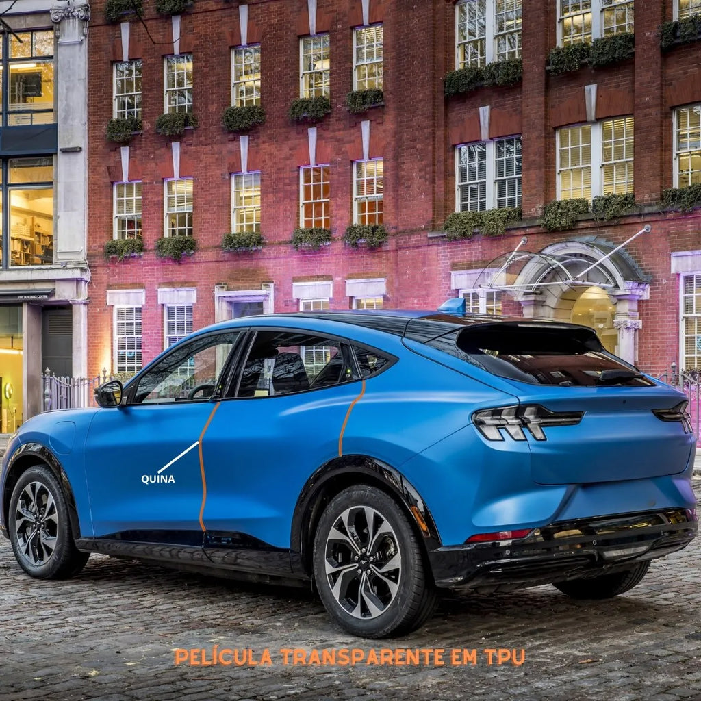 Película PPF Kit Proteção de Portas Mustang Mach-E 2023 a 2025 – Garantia de 5 Anos