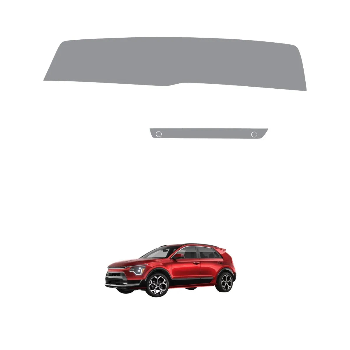 Película PPF Console do Ar, Velocímetro e Multimídia Kia Niro/Rio 2023 a 2025 – Garantia de 5 Anos