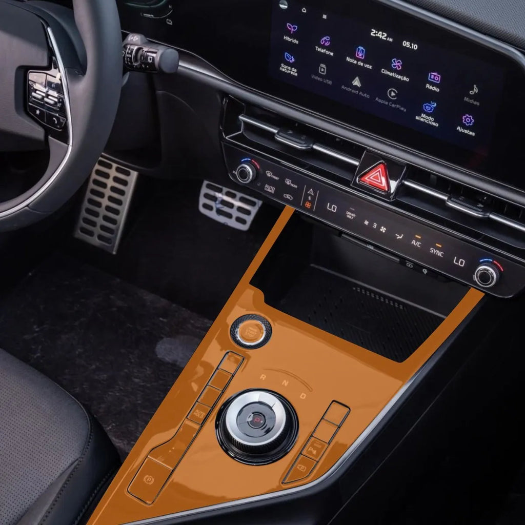 Película PPF Console Central Kia Niro Rio 23 25