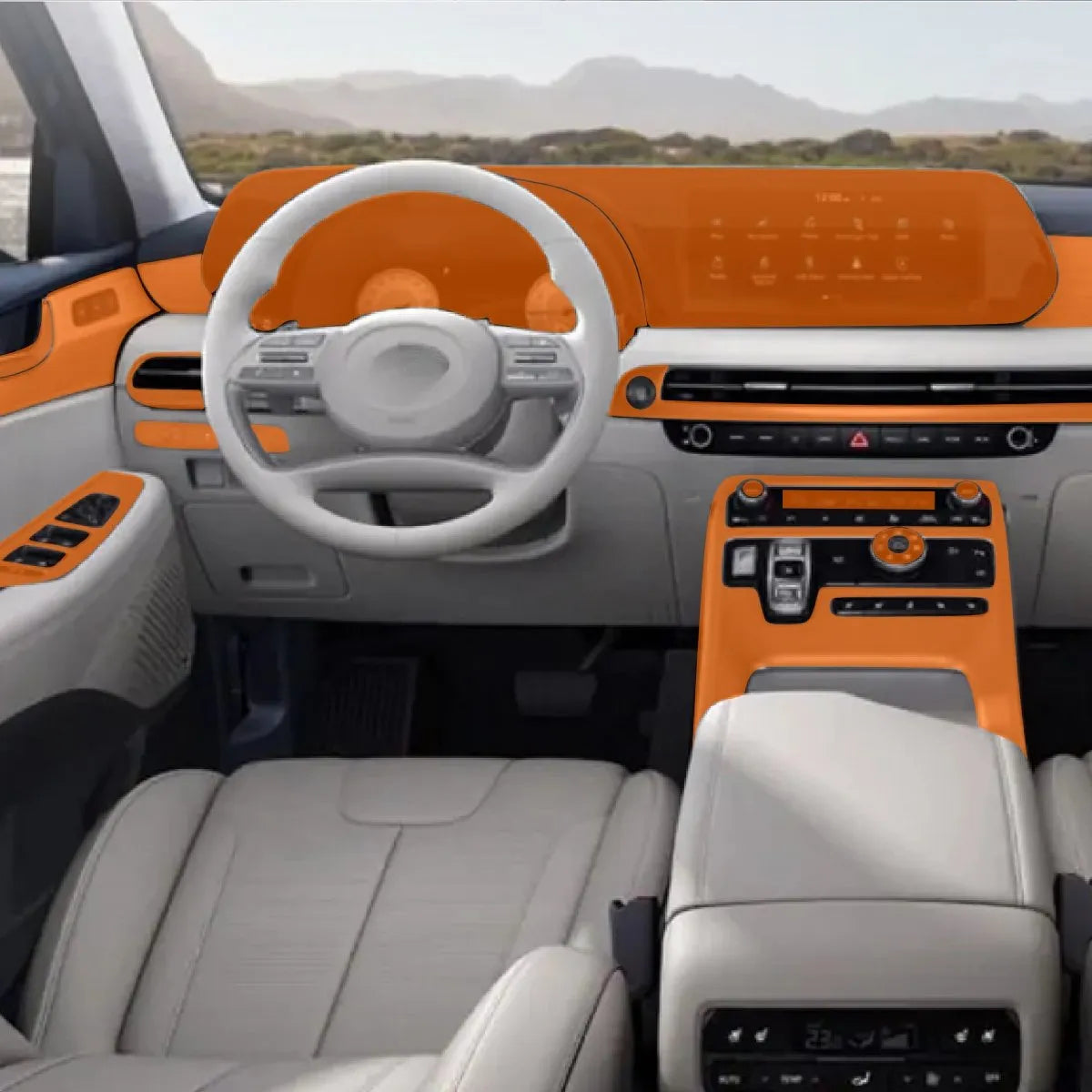 Película PPF Interior Completo Hyundai Palisade 2025 – Garantia de 5 Anos