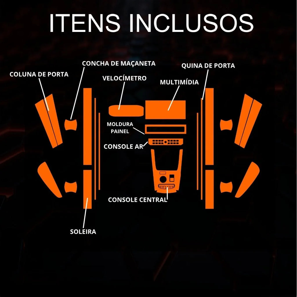 Película PPF Interno e Externo Rampage 2023 a 2026 – Proteção Premium com Garantia de 5 Anos