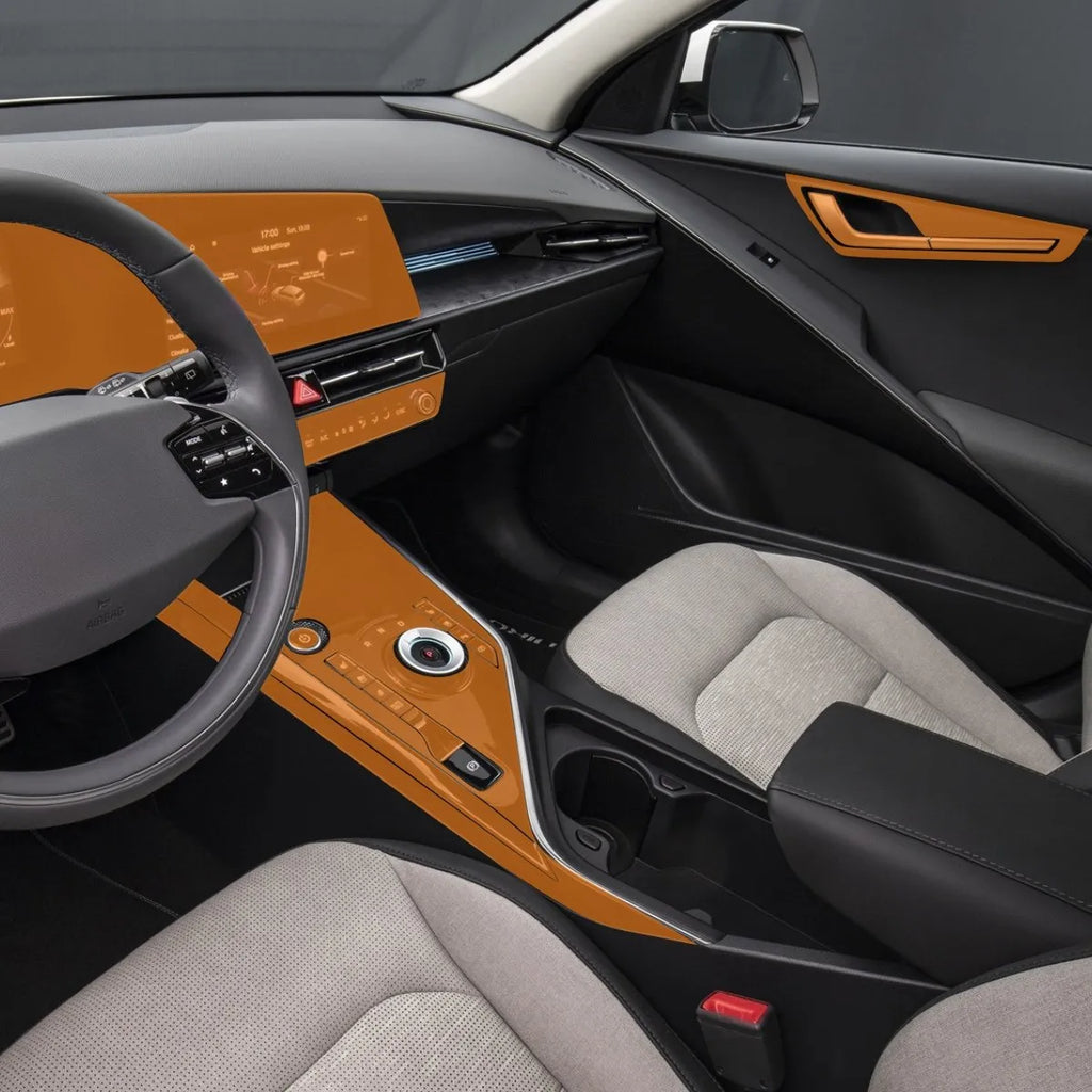 Película PPF Console do Ar, Velocímetro e Multimídia Kia Niro/Rio 2023 a 2025