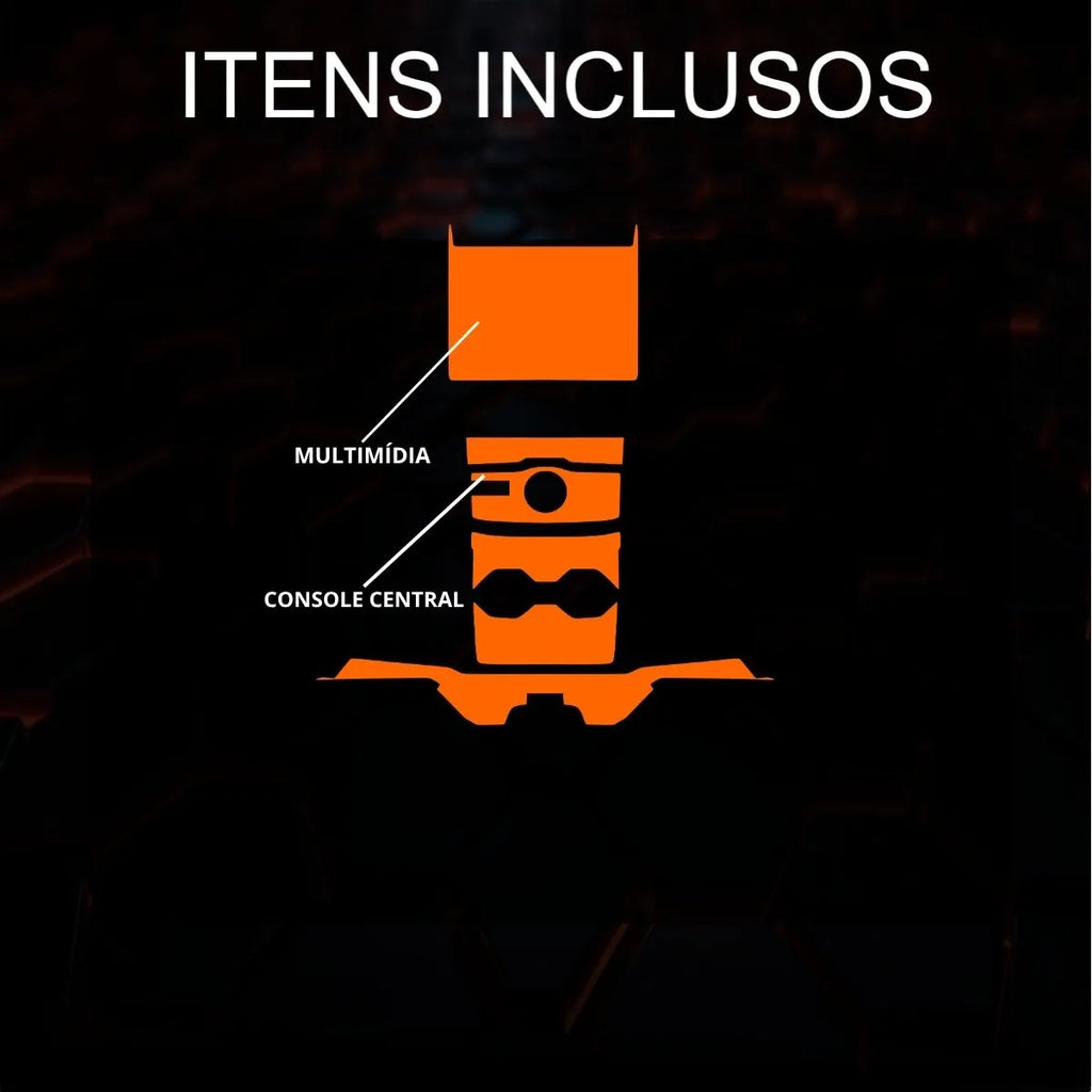 Película PPF Console Central Multimídia Cherokee 25