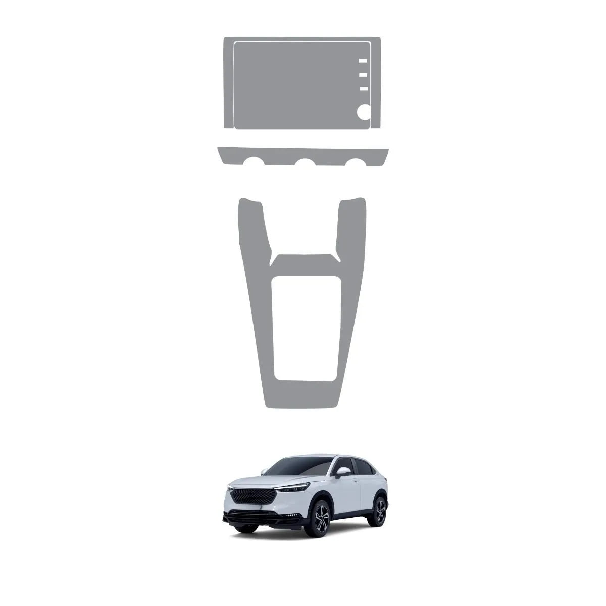 Película PPF Multimídia, Console do Ar e Console Central Honda HR-V 2026 – Proteção Premium com Garantia de 5 Anos