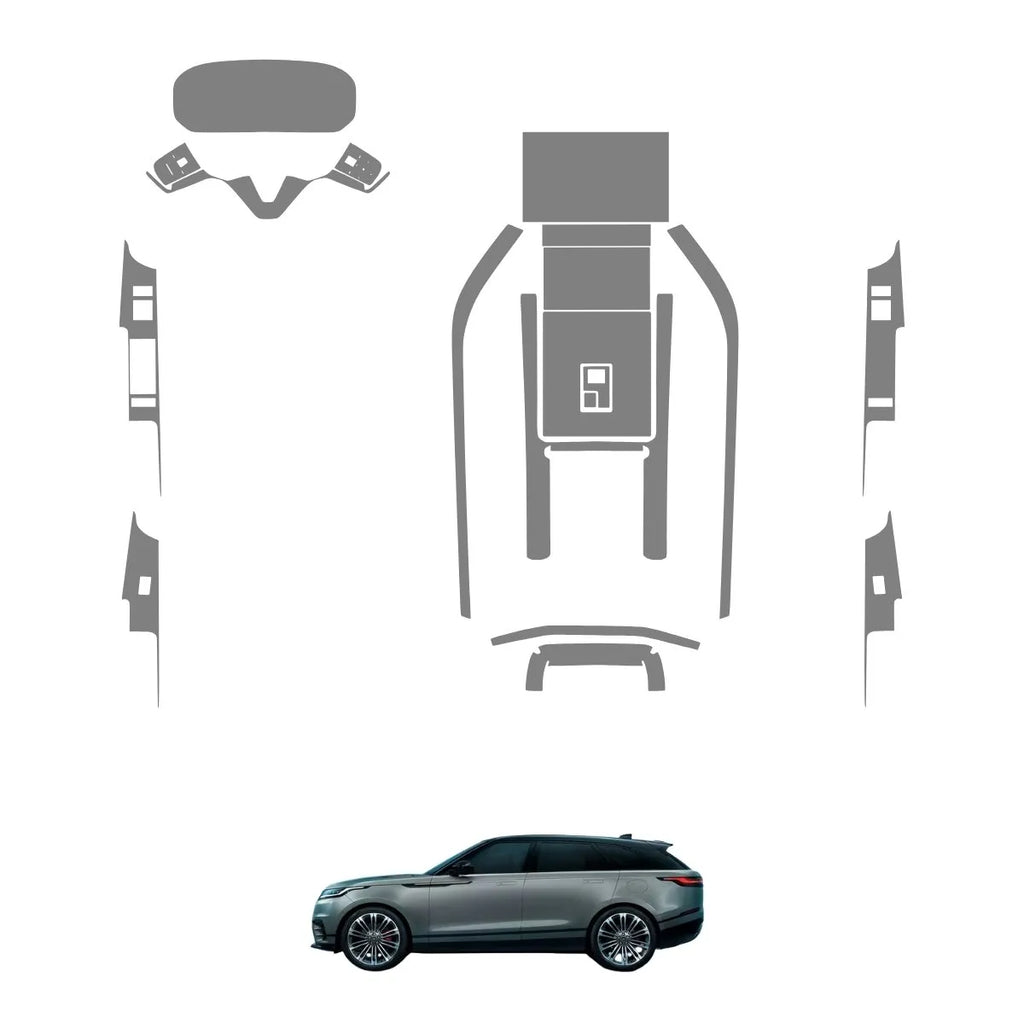 Película PPF Interior Completo Range Rover Velar 2024 a 2025 – Garantia de 5 Anos
