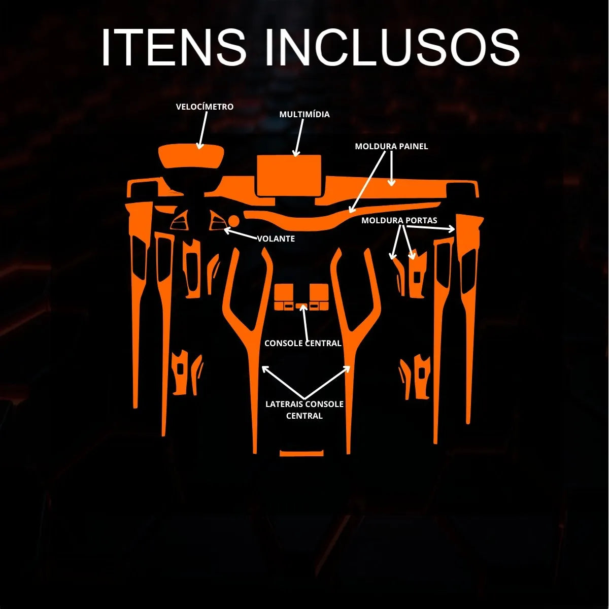 Película PPF Interior Completo BYD Song Plus 2026 – Garantia de 5 Anos ✨🛡️